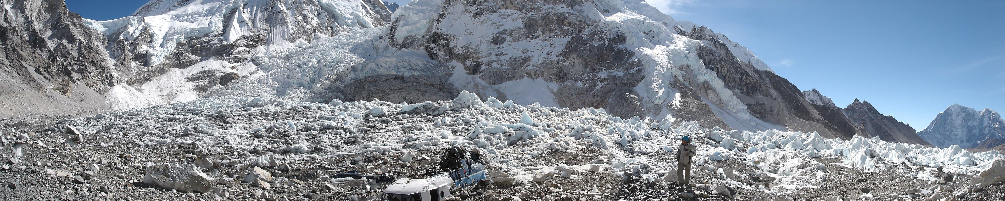 Everest Base Camp on the Khumbu Glacier