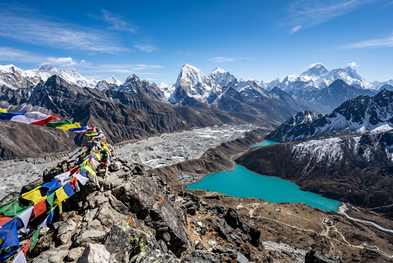 View from Gokyo Ri